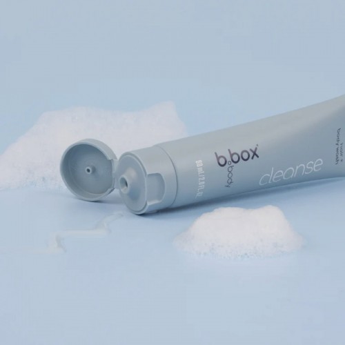 B.box Bath + Skincare Minis (4 x 60ml) | Baby Skincare Travel Set | Baby Body Wash Set | Made in Australia | From 0 Months+